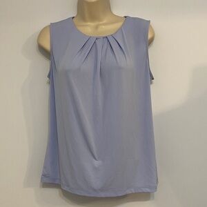 4/$35 Jones New York tank top S stretch Pale Blue